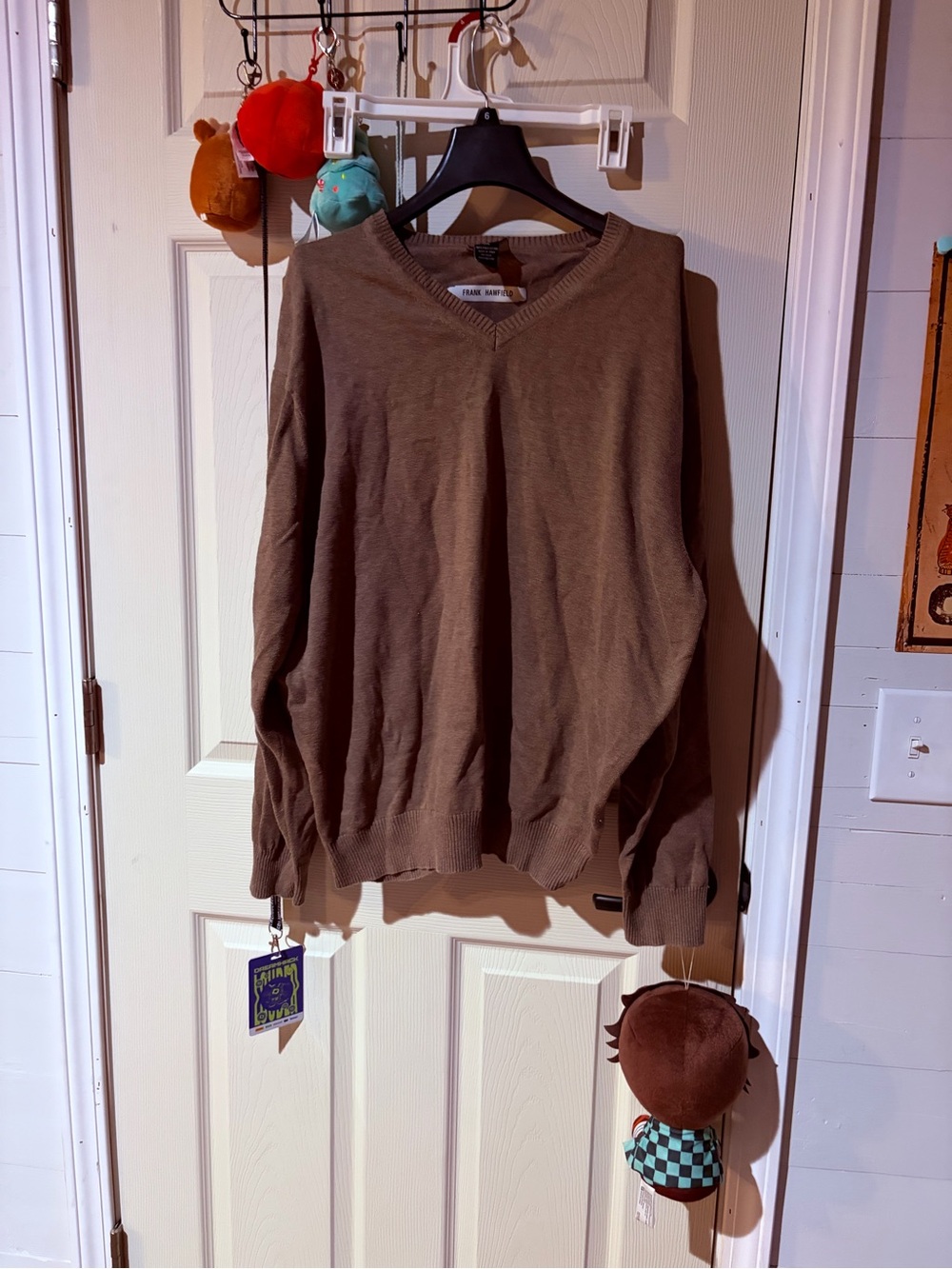 Jos. A. Bank Brown V-Neck Men's Sweater